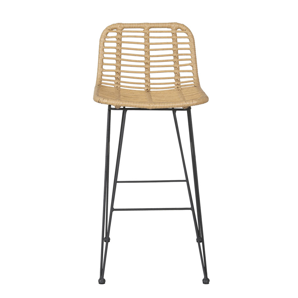 Gardeon 2 Piece Outdoor Bar Stools Wicker Dining Rattan Chair - Cosy Abode