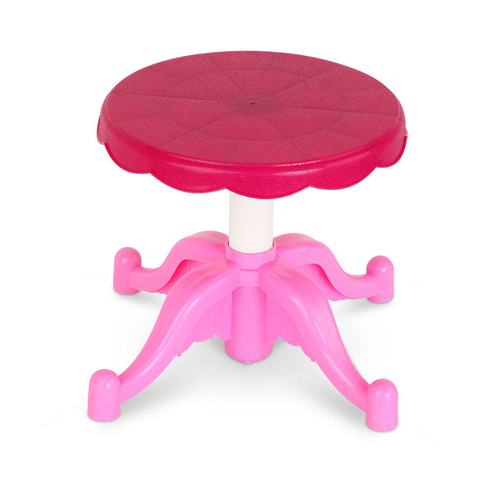 Keezi Kids Pretend Makeup Play Set Dressing Table Chair Girls Toys Children - Cosy Abode