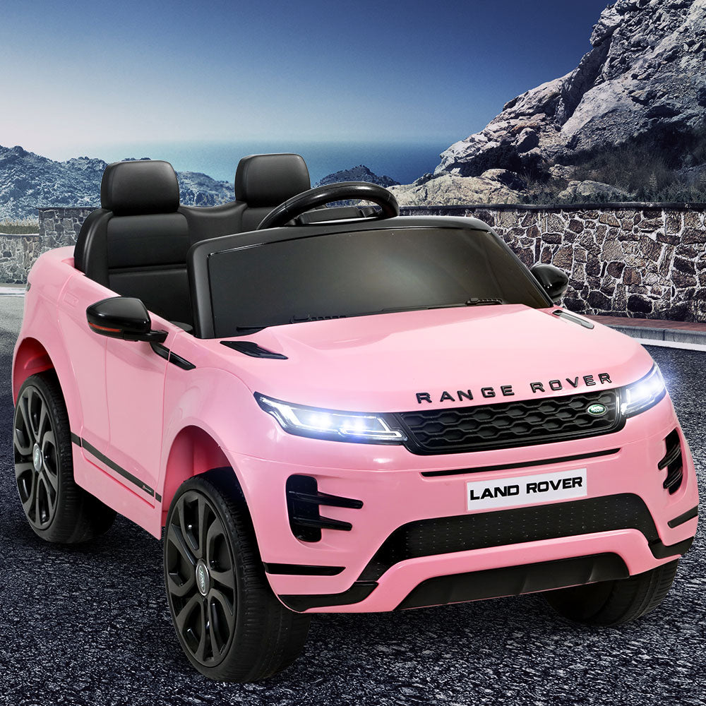 Kids Electric Ride On Car Land Rover Licensed Toy Cars Remote 12V Battery Pink - Cosy Abode