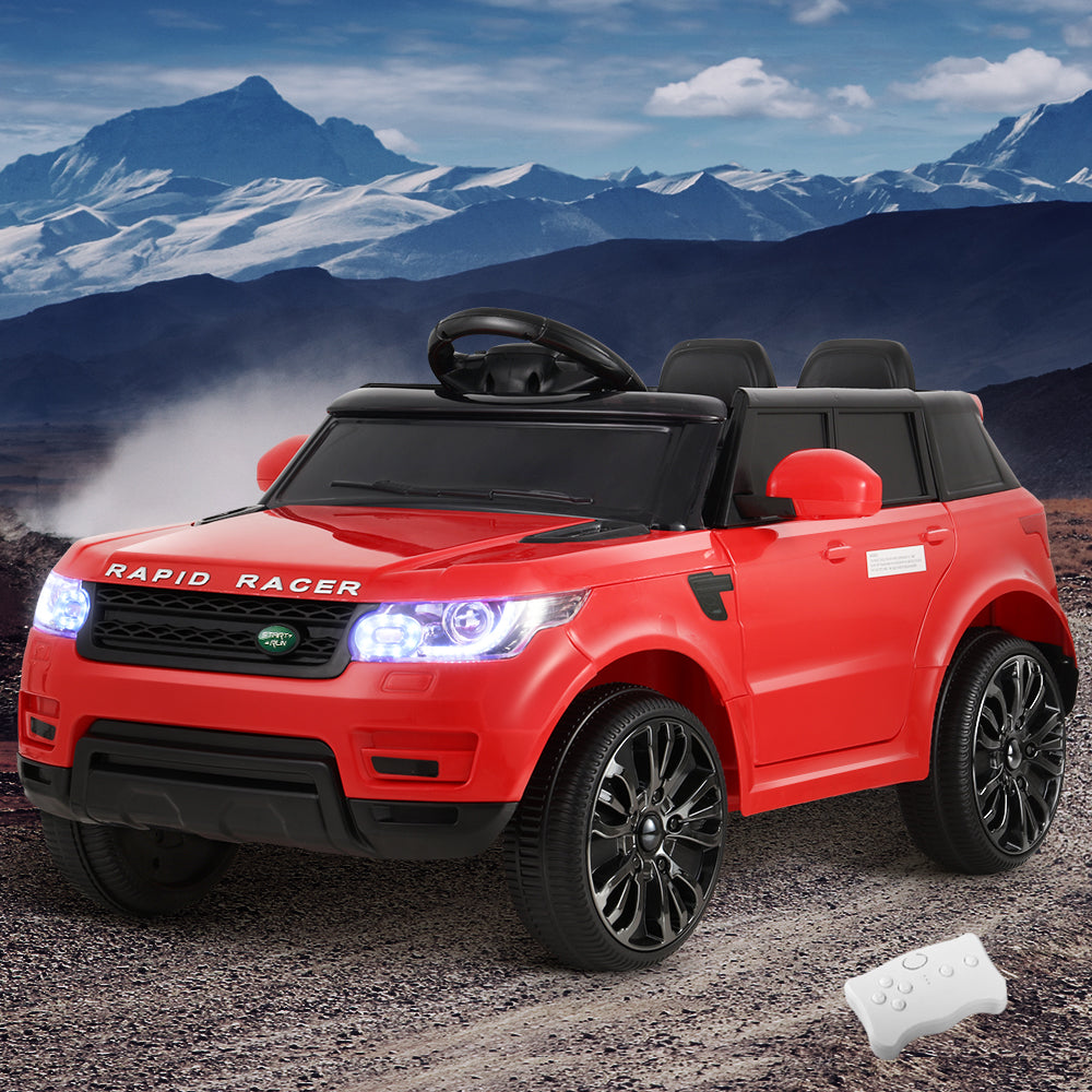 Rigo Kids Electric Ride On Car SUV Range Rover-inspired Cars Remote 12V Red - Cosy Abode