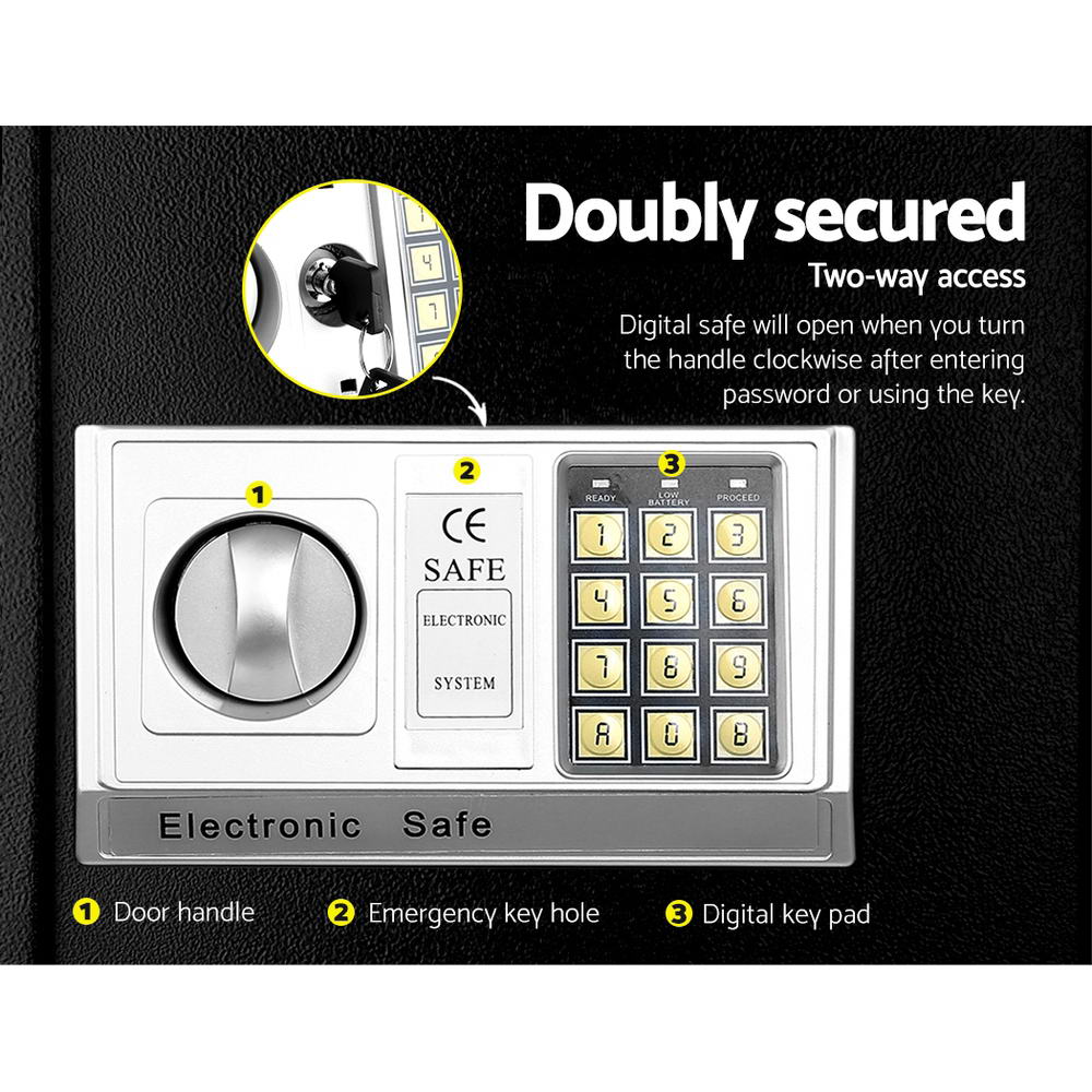 UL-TECH Security Safe Box 8.5L - Cosy Abode