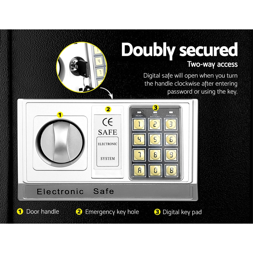UL-TECH Security Safe Box 20L - Cosy Abode