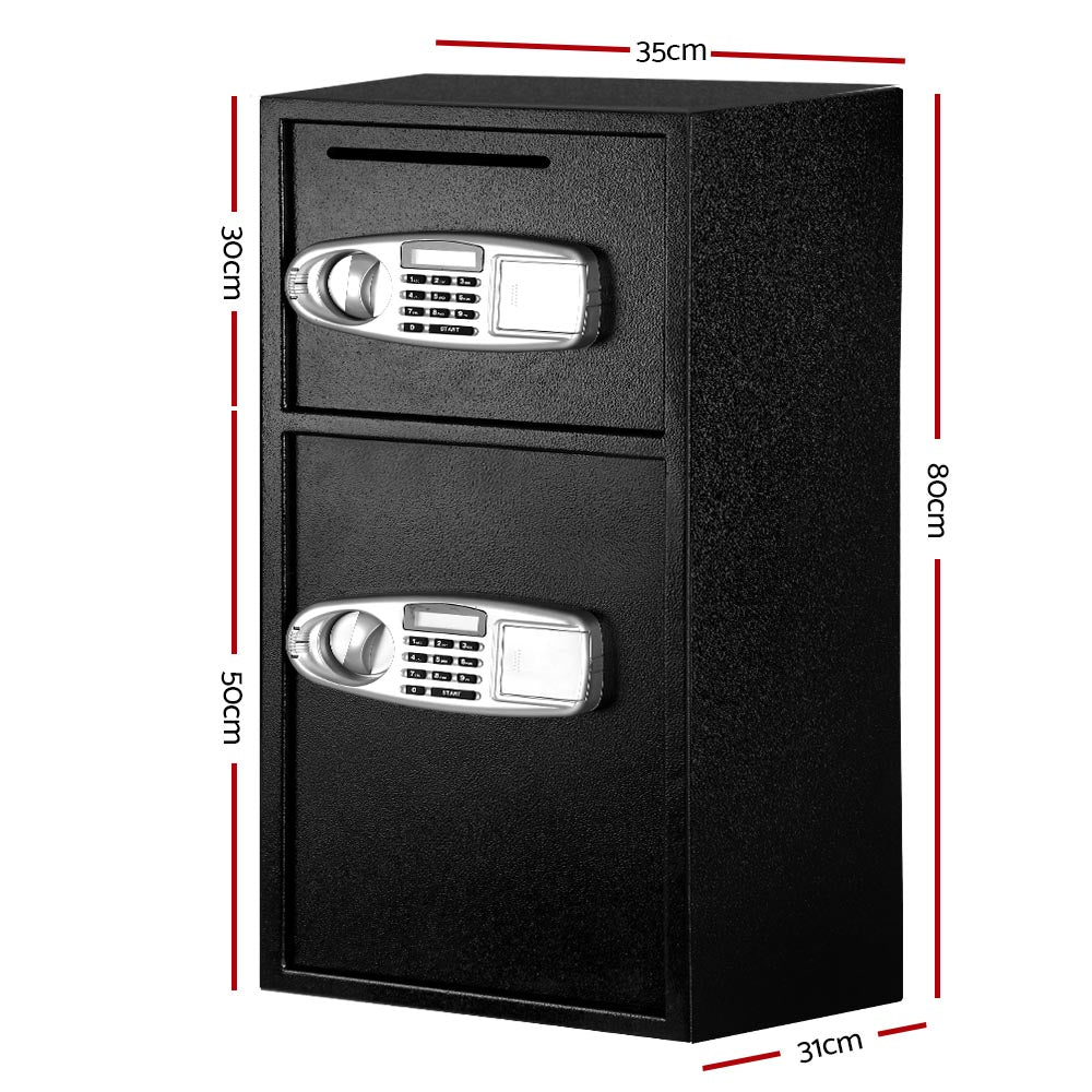UL-TECH Security Safe Box Double Door - Cosy Abode