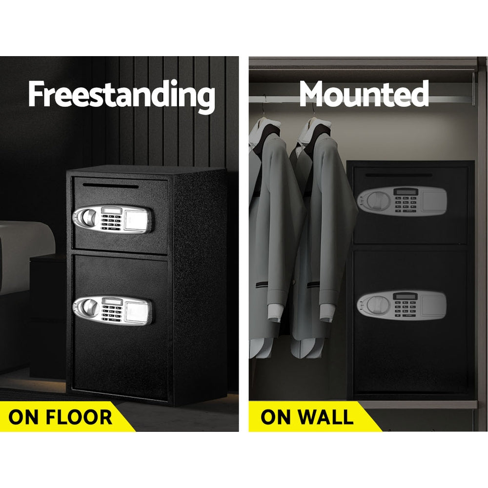 UL-TECH Security Safe Box Double Door - Cosy Abode