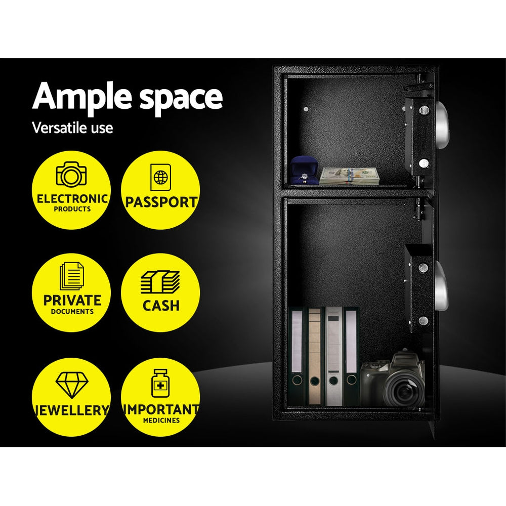 UL-TECH Security Safe Box Double Door - Cosy Abode