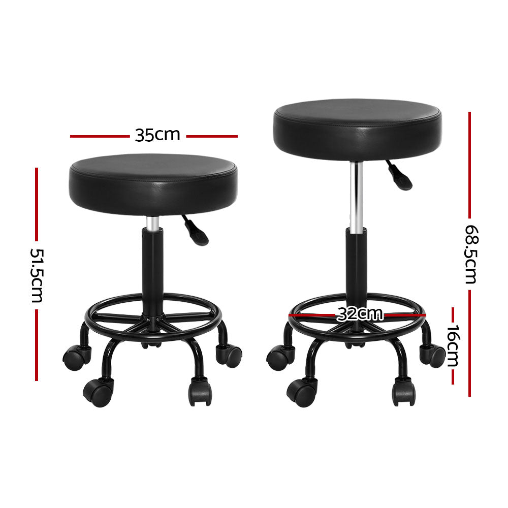 Artiss Salon Stool Round Swivel Chair - Cosy Abode