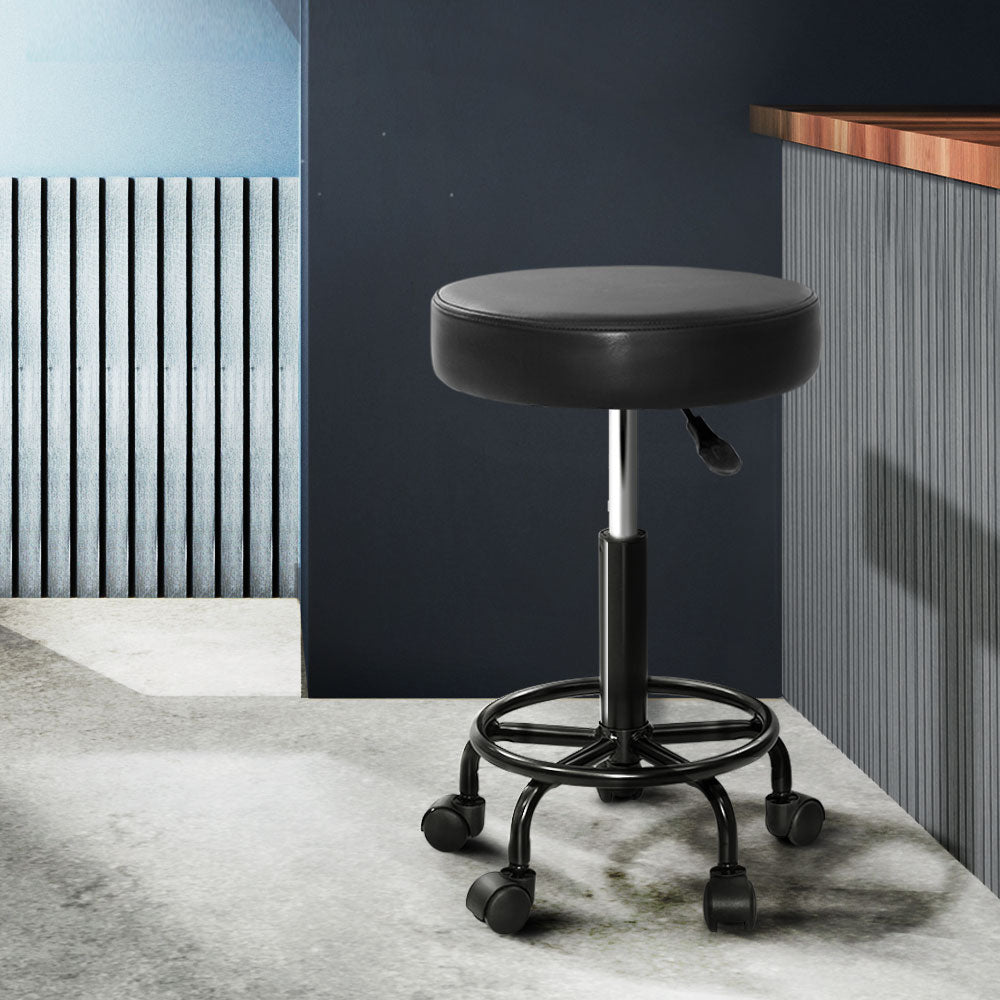 Artiss Salon Stool Round Swivel Chair - Cosy Abode