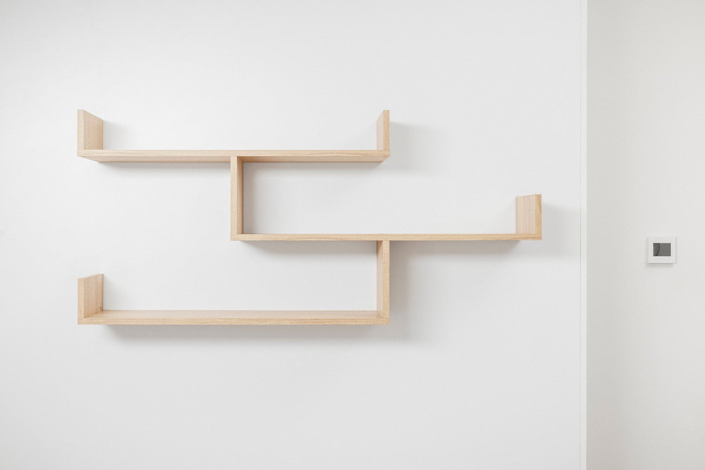 ZURICH MULTI LEVEL SHELF KIT (OAK) - Cosy Abode