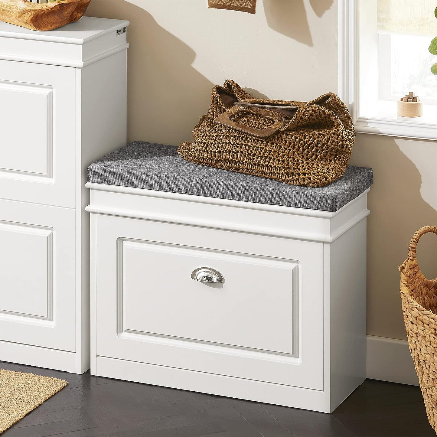 Tilt-Out Shoe Cabinet Shoe Rack - Cosy Abode