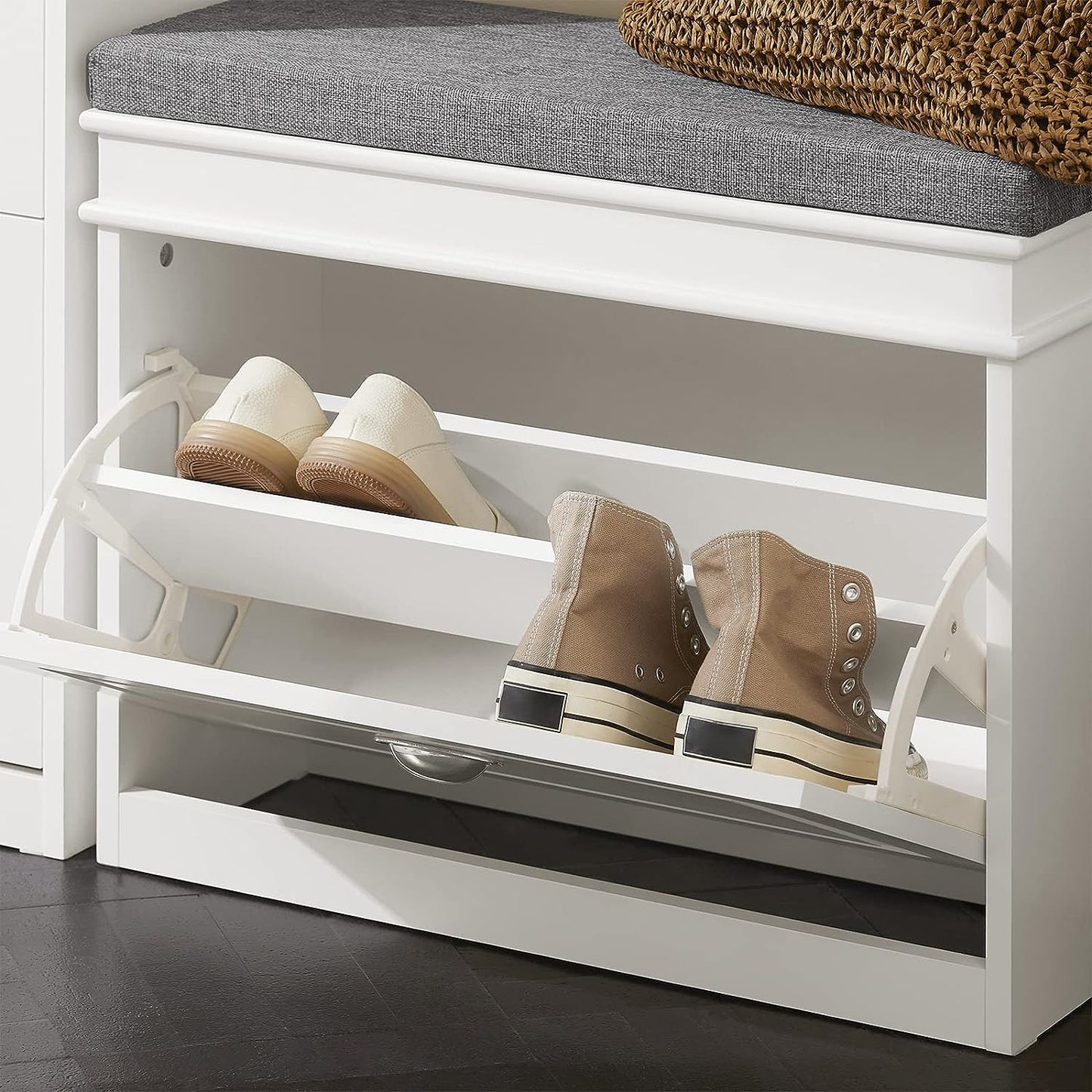 Tilt-Out Shoe Cabinet Shoe Rack - Cosy Abode