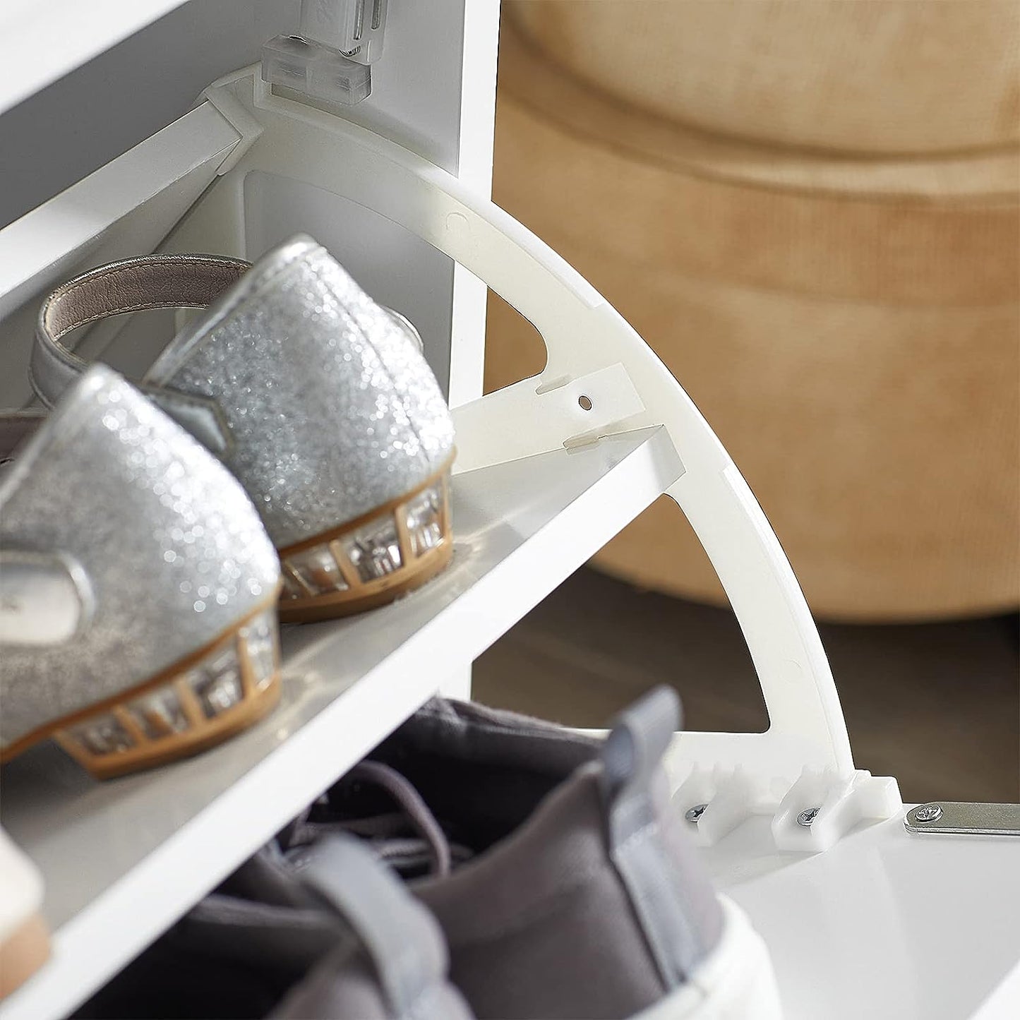 Hallway Shoe Bench Rack Cabinet Seat Cushion - Cosy Abode