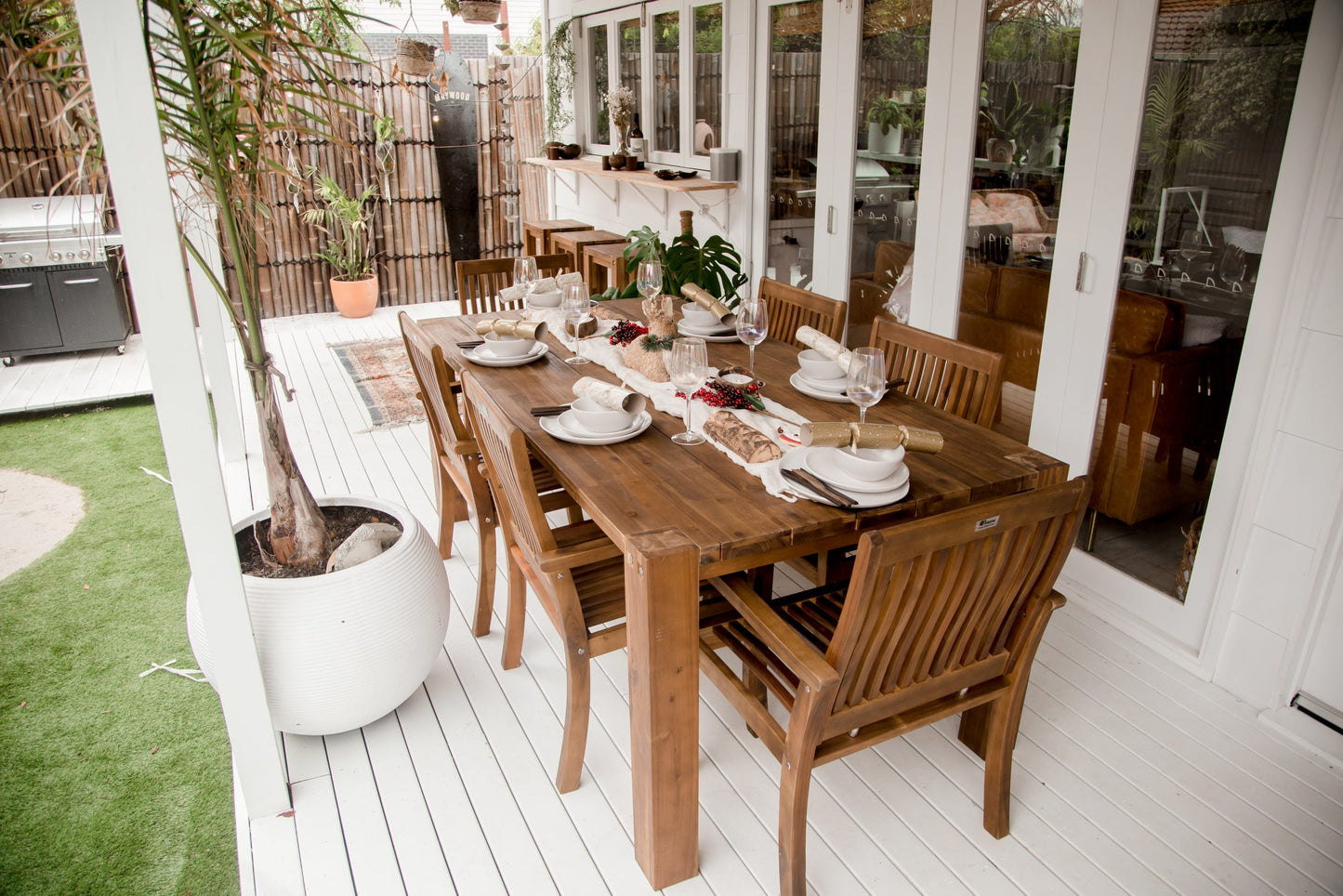 Espanyol Armchair Dining Set - Cosy Abode