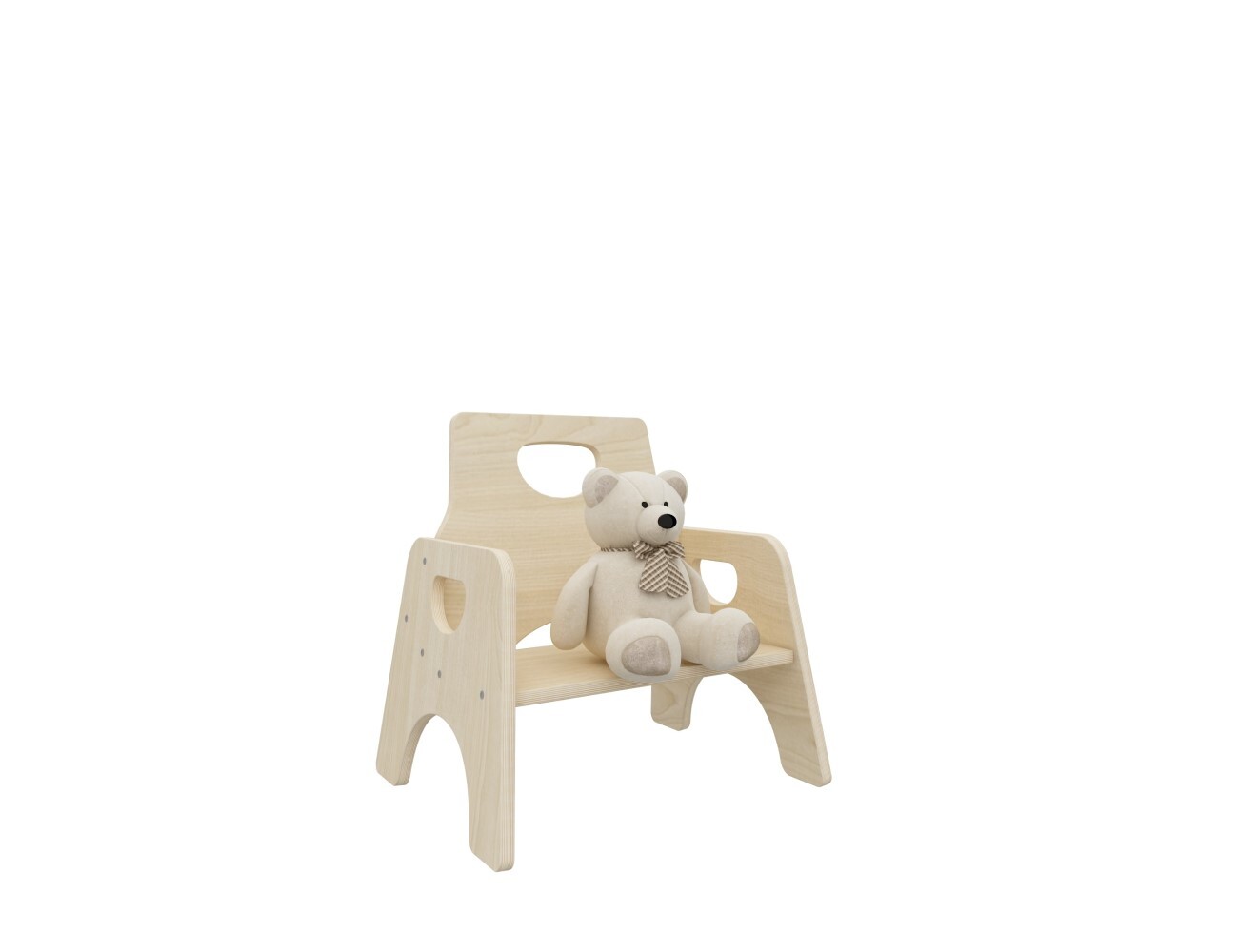 Jooyes Kids Stackable Wooden Toddler Chair H25cm - 6 Pack - Cosy Abode
