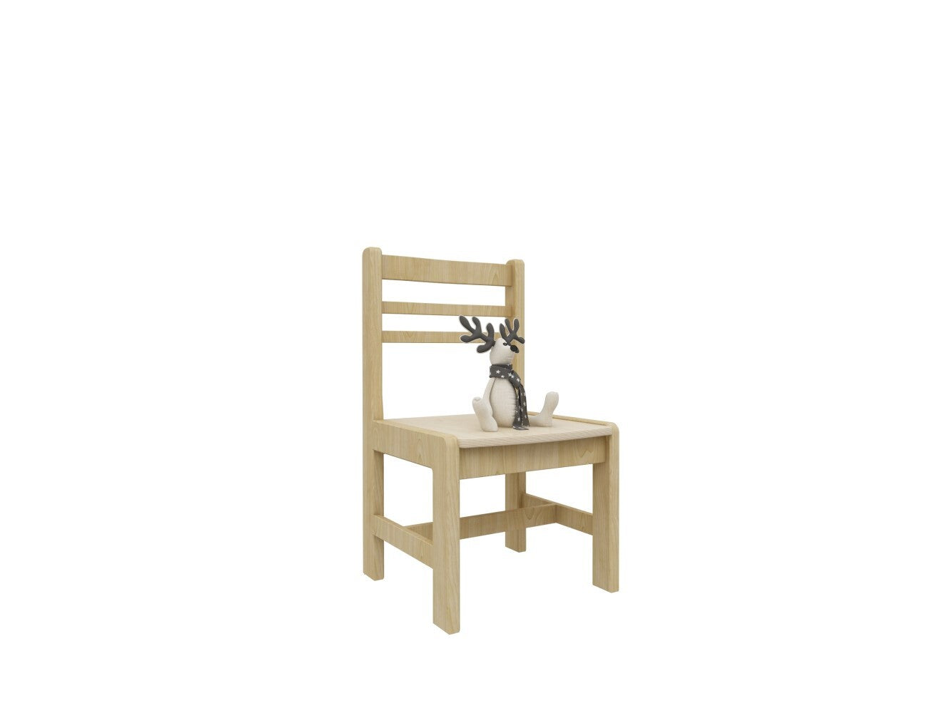 Jooyes Kids Birch Toddler Chair - H28cm 4 Pack - Cosy Abode