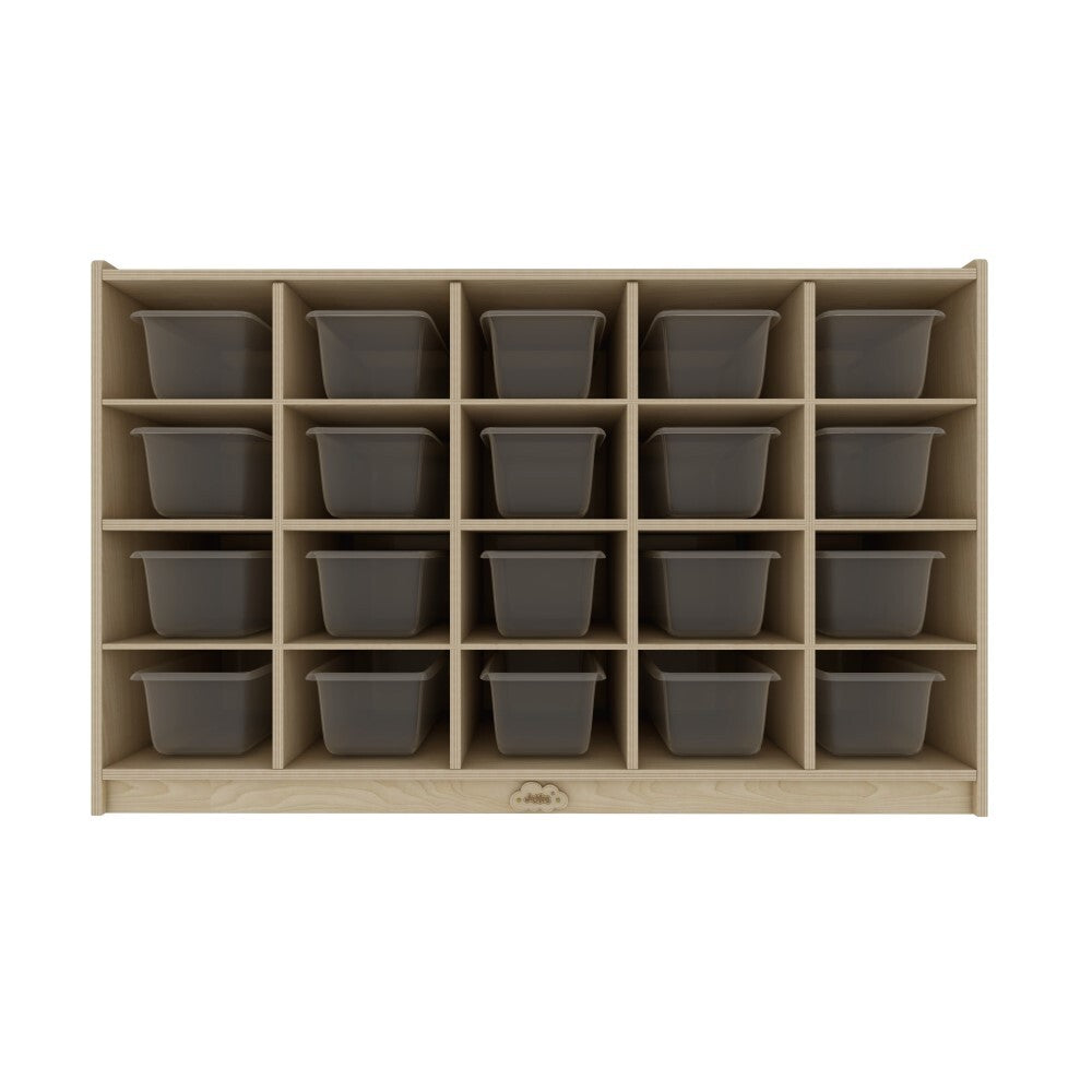 Jooyes 20 Cubby Cabinet Kids Bookshelf Organiser Storage - Cosy Abode
