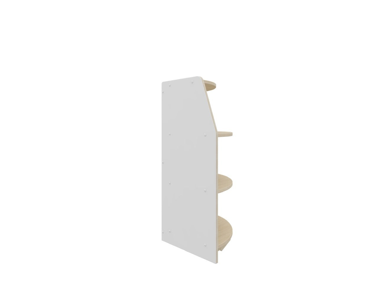 Jooyes Goteborg Kids 3 Tier Corner Shelf Wooden Storage Cabinet - Cosy Abode
