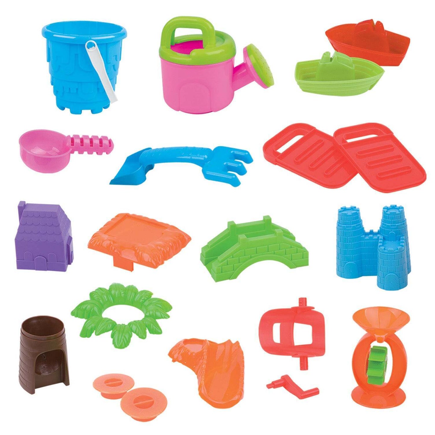 Children's 2-in-1 Sand & Water Table, Includes 18 Play Accessories - Cosy Abode