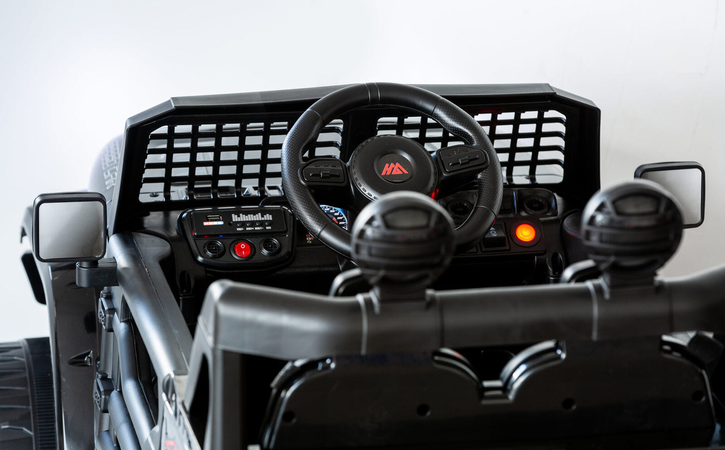 Jeep Inspired Remote Controlled Ride-on Electric Car (Black) - Cosy Abode