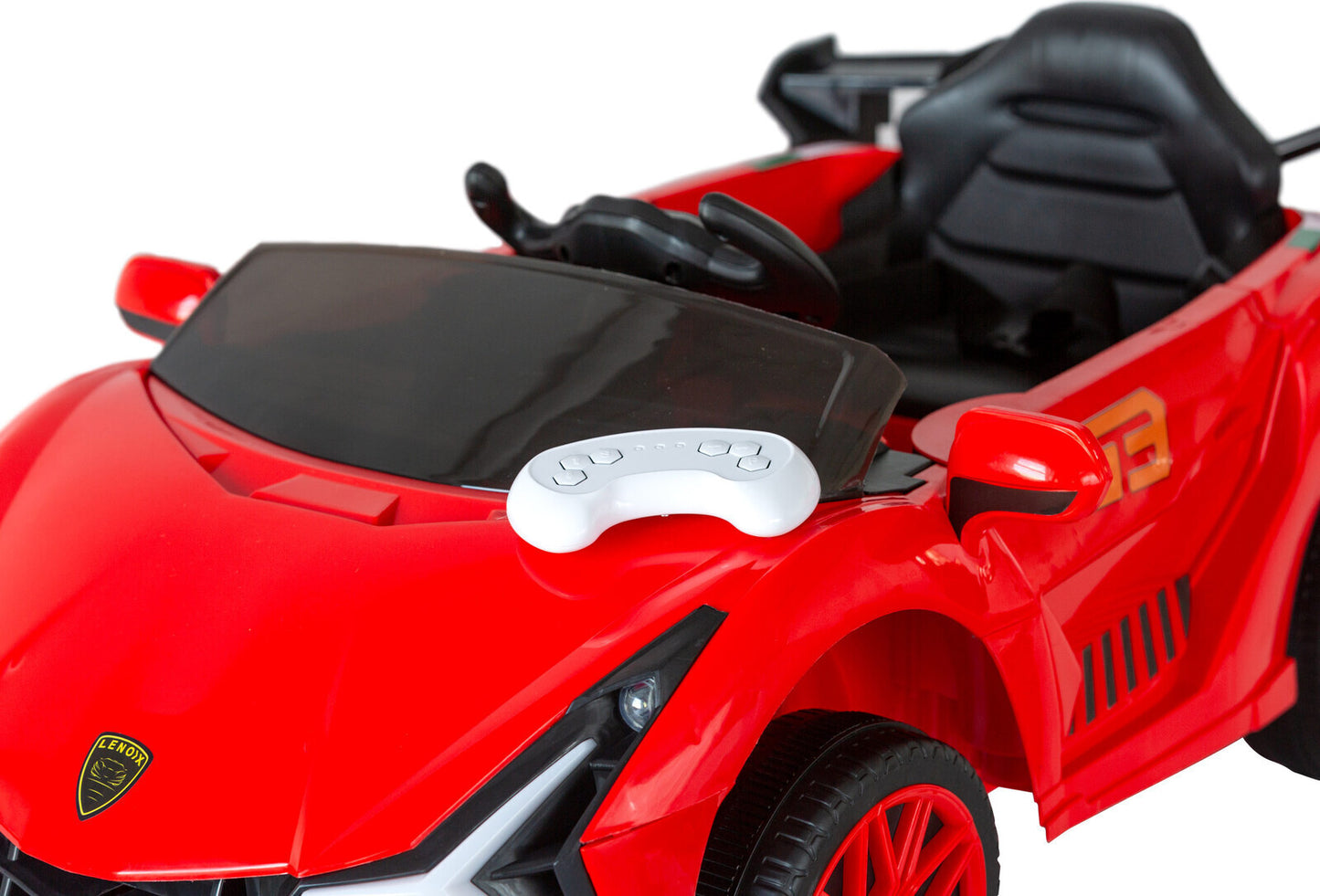 Ferrari Inspired 12V Ride-on Electric Car with Remote Control - Red - Cosy Abode