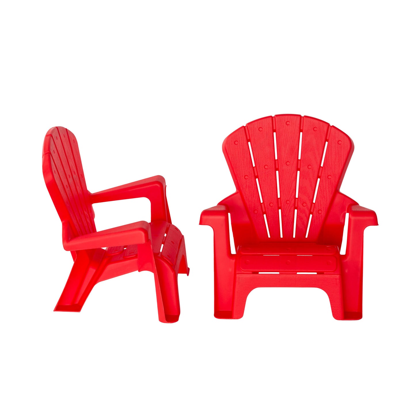 Kids Durable Table and Two Child-sized Chairs Set - Red - Cosy Abode