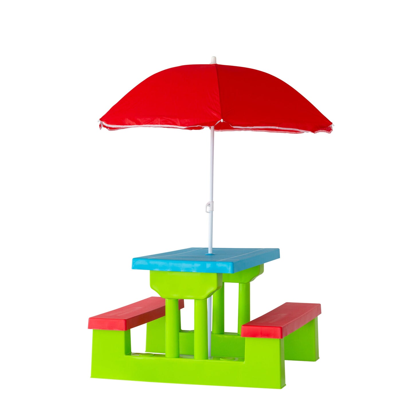 Durable Kids Picnic Table Set with Umbrella - Cosy Abode