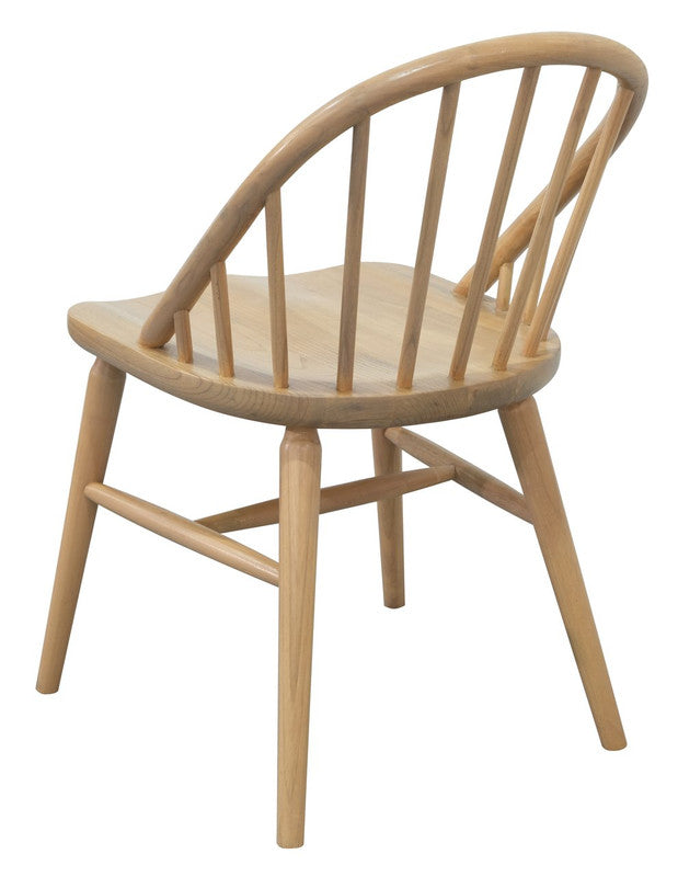 Vera Solid Oak Dining Chair - Set of 2 (Natural) - Cosy Abode