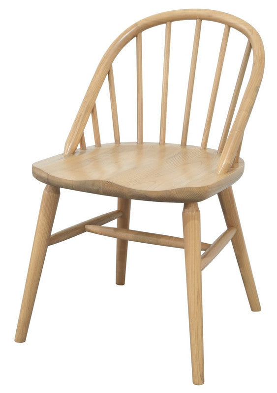 Vera Solid Oak Dining Chair - Set of 2 (Natural) - Cosy Abode