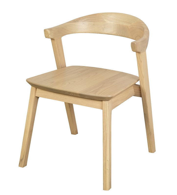 Fynn Oak Dining Chair - Set of 2 (Natural) - Cosy Abode