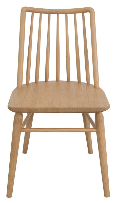 Riviera Solid Oak Dining Chair - Set of 2 (Natural) - Cosy Abode
