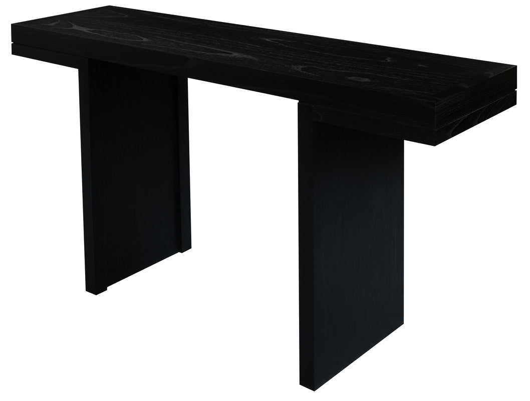 Brentwood Solid Timber Console Table (Black) - Cosy Abode