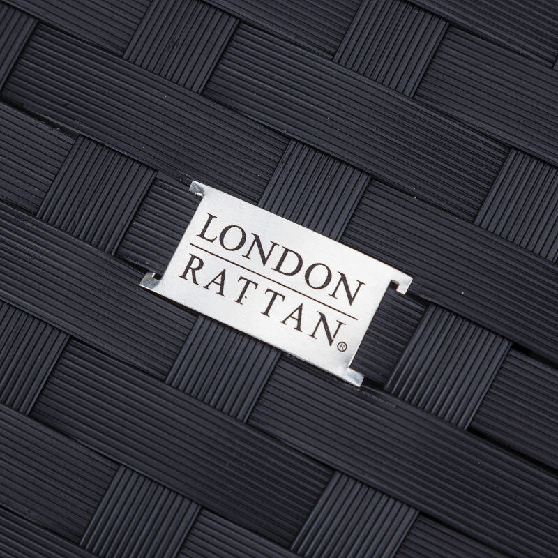 LONDON RATTAN 1pc Sofa Outdoor Furniture Setting -Corner Garden Lounge Chair - Cosy Abode
