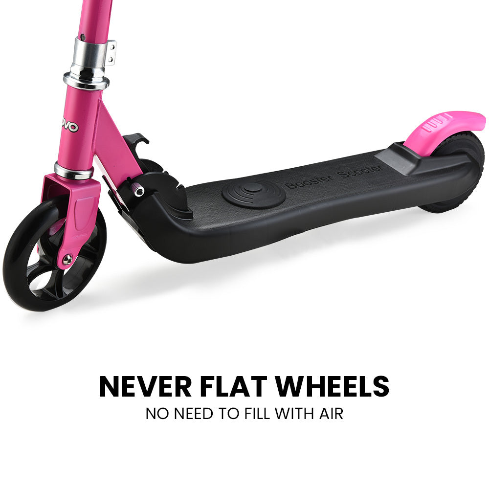 ROVO KIDS Electric Scooter Lithium Ride-On Foldable E-Scooter 125W Rechargeable, Pink - Cosy Abode