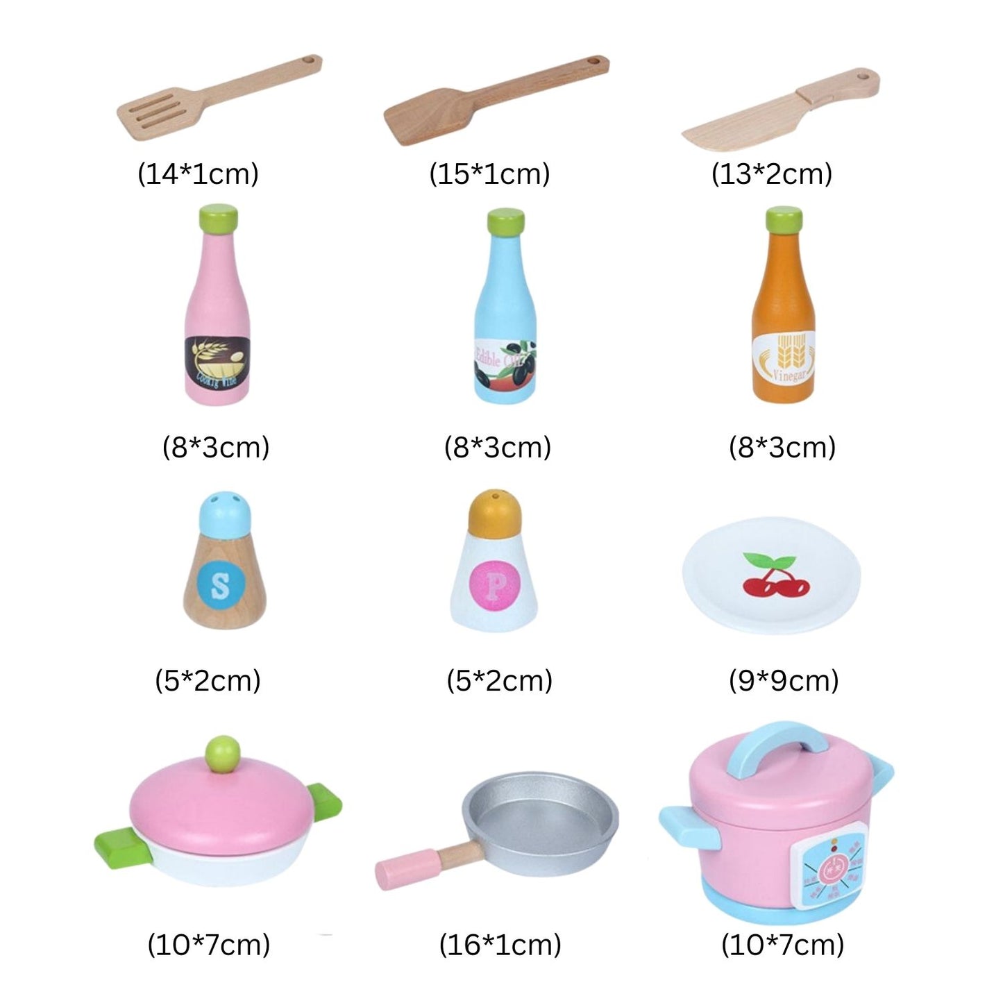 EKKIO Wooden Kitchen Playset for Kids (Japanese Style Kitchen Set, Violet) - Cosy Abode