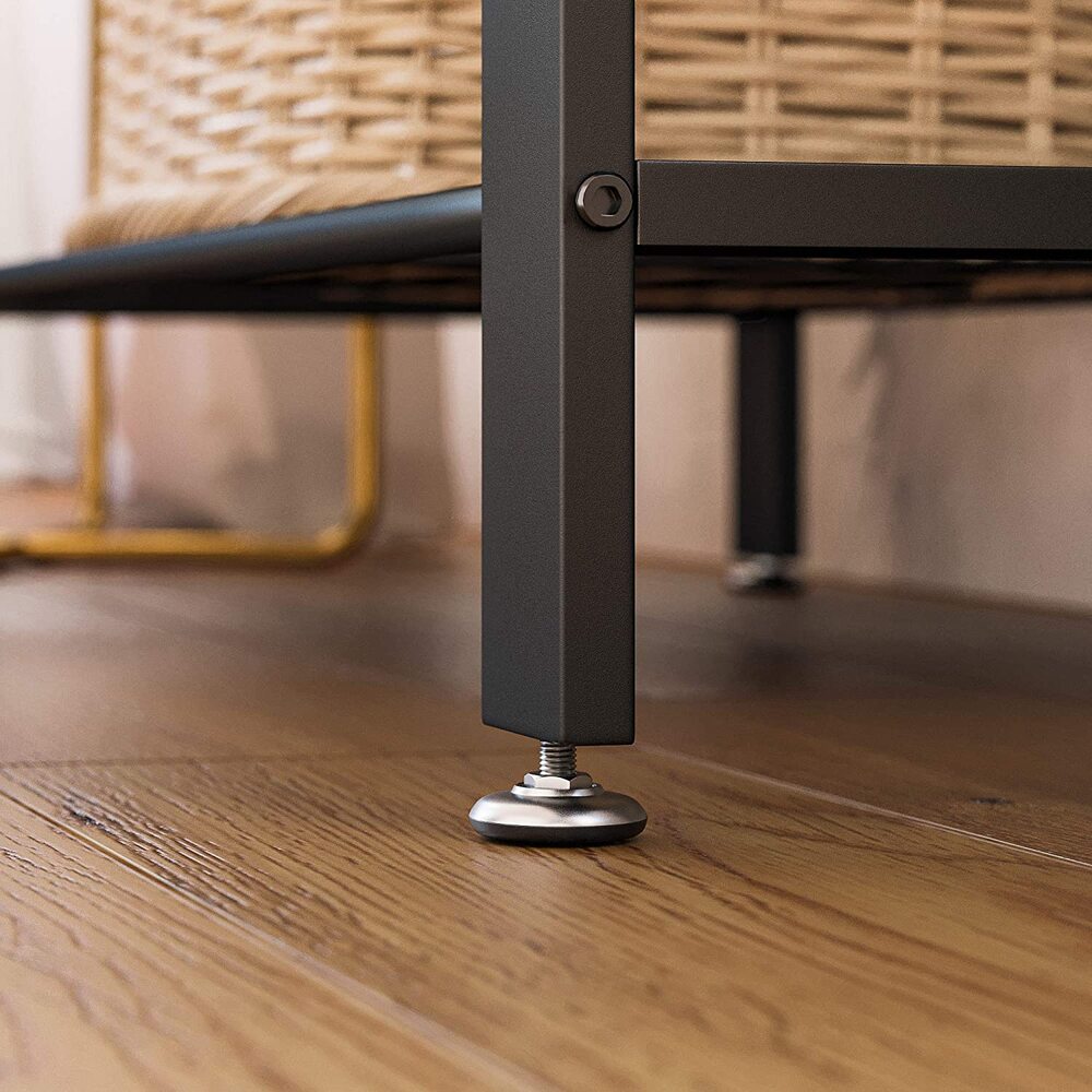 VASAGLE Coat Rack Stand Height 183 cm Rustic Brown and Black - Cosy Abode