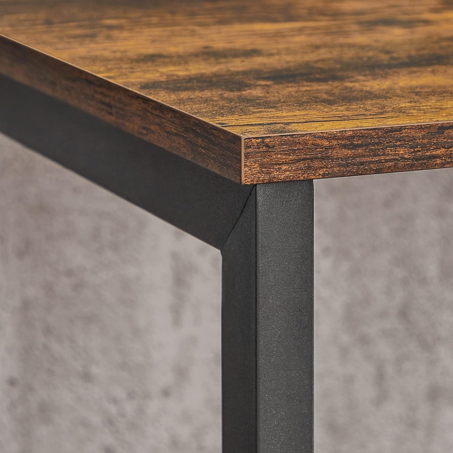 VASAGLE Lowboard TV Cabinet for TVs up to 60 Inches with Open Compartments Vintage Brown/Black - Cosy Abode