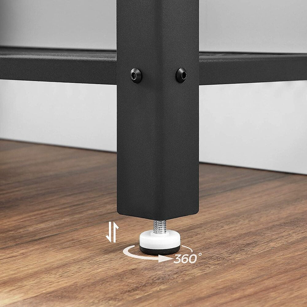VASAGLE Console Table Rustic Brown and Black - Cosy Abode