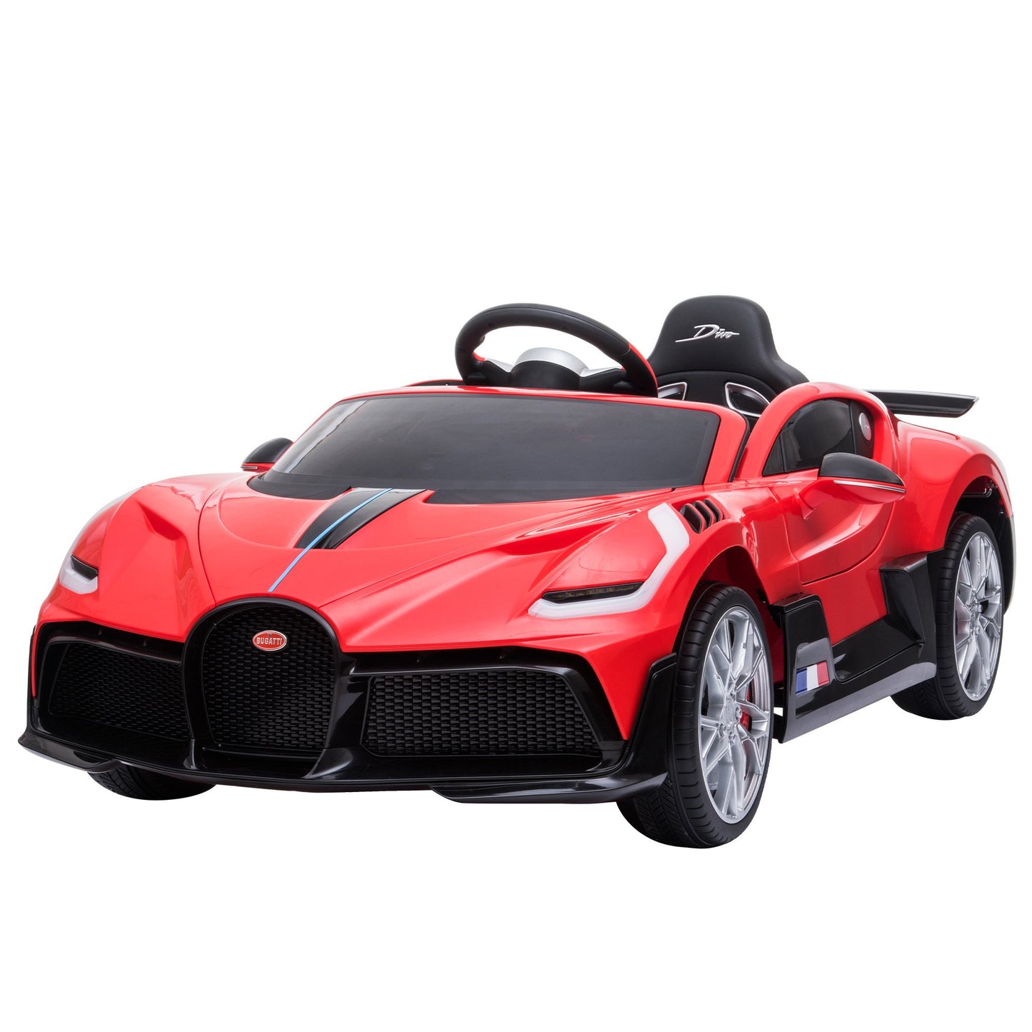 Kahuna Licensed Bugatti Divo Kids Electric Ride On Car - Red - Cosy Abode