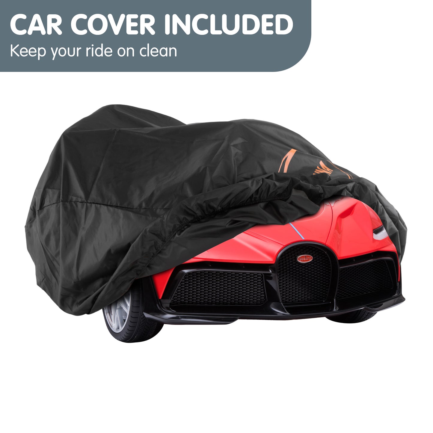 Kahuna Licensed Bugatti Divo Kids Electric Ride On Car - Red - Cosy Abode