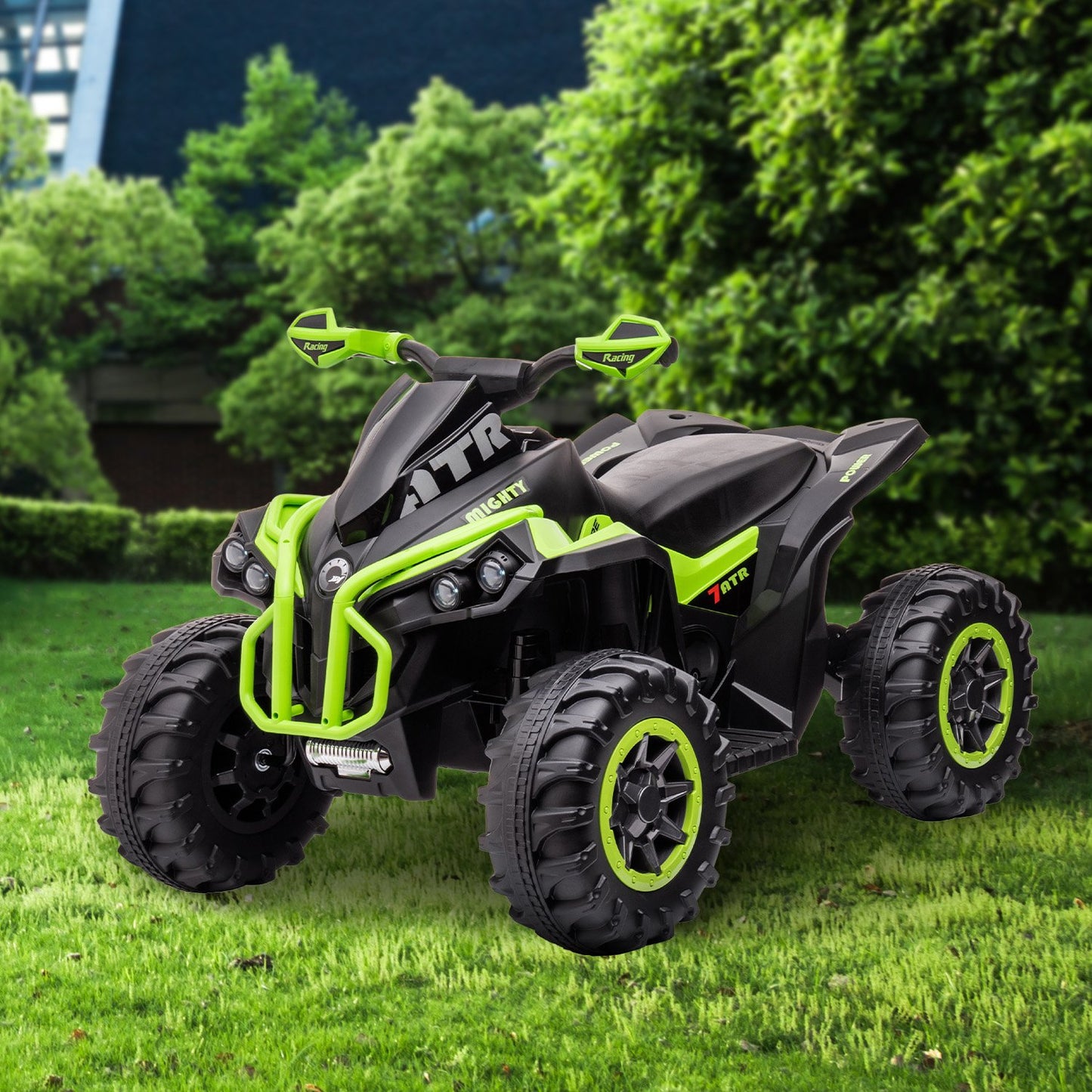Kahuna GTS99 Kids Electric Ride On Quad Bike Toy ATV 50W - Green - Cosy Abode