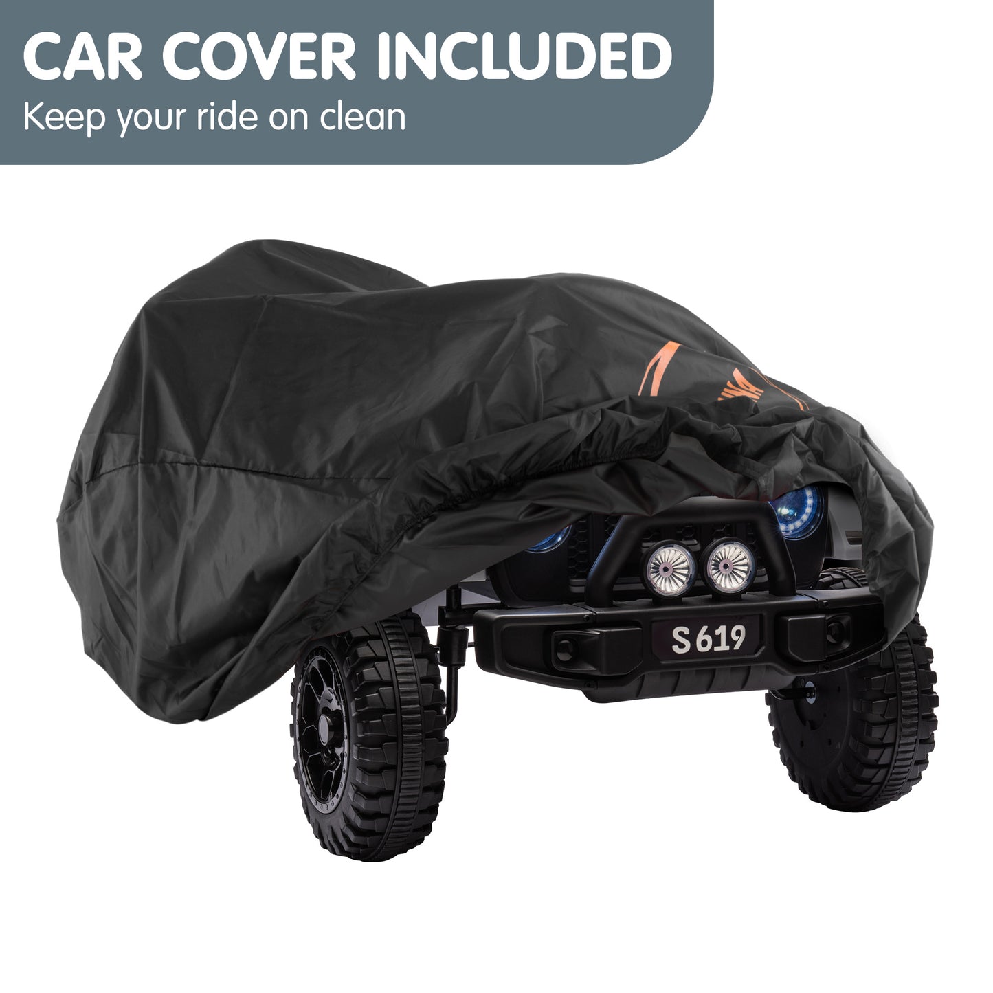 Kahuna S619 Gravity Kids Electric Ride On Car - White - Cosy Abode