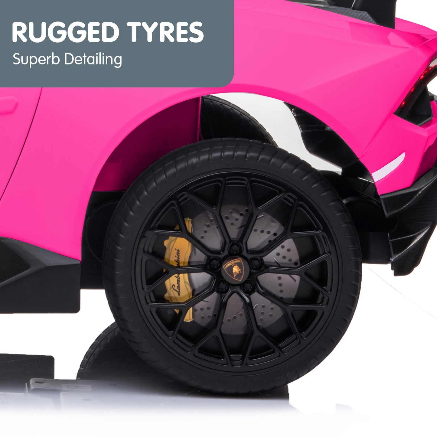 Kahuna Lamborghini Performante Kids Electric Ride On Car Remote Control by Kahuna - Pink - Cosy Abode