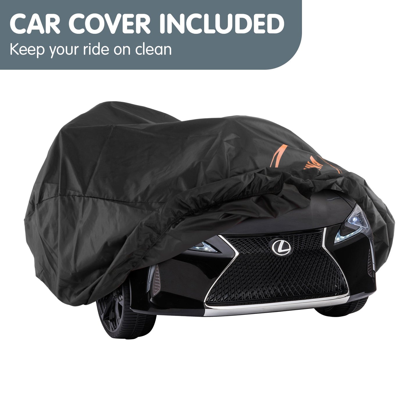 Kahuna Licensed Lexus LC 500 Kids Electric Ride On Car - Black - Cosy Abode