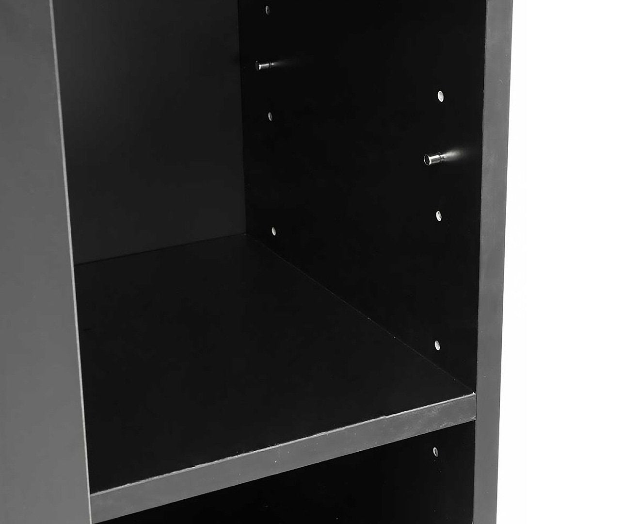 Sarantino New 21 Pairs Shoe Cabinet Rack Storage Organiser Shelf 2 Doors Cupboard Black - Cosy Abode