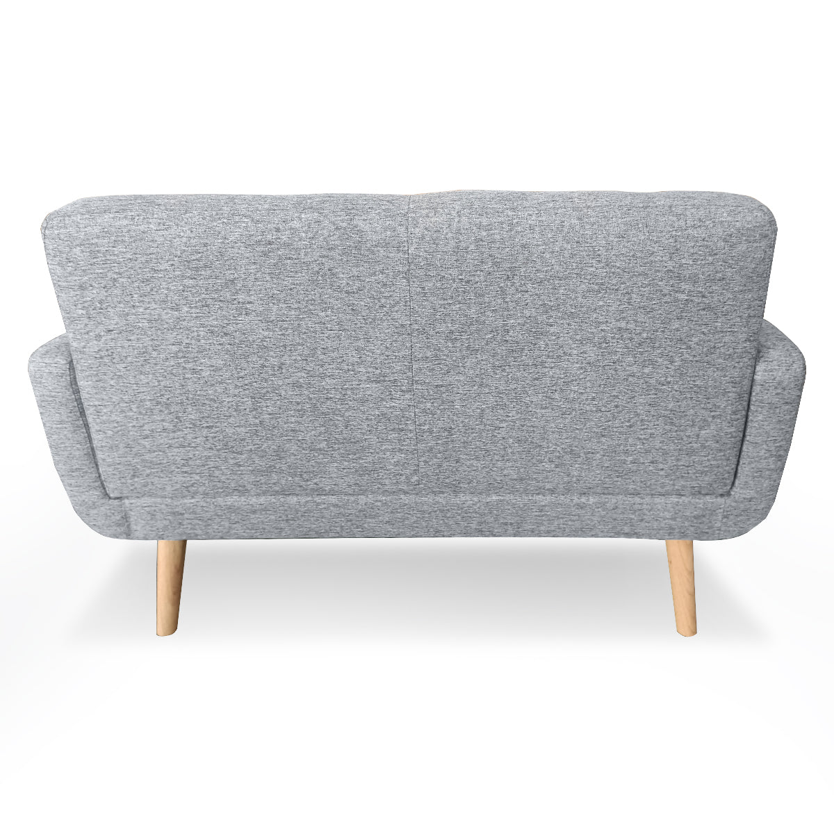 Sarantino 6-Seater Linen Sofa Set Couch Futon - Light Grey - Cosy Abode