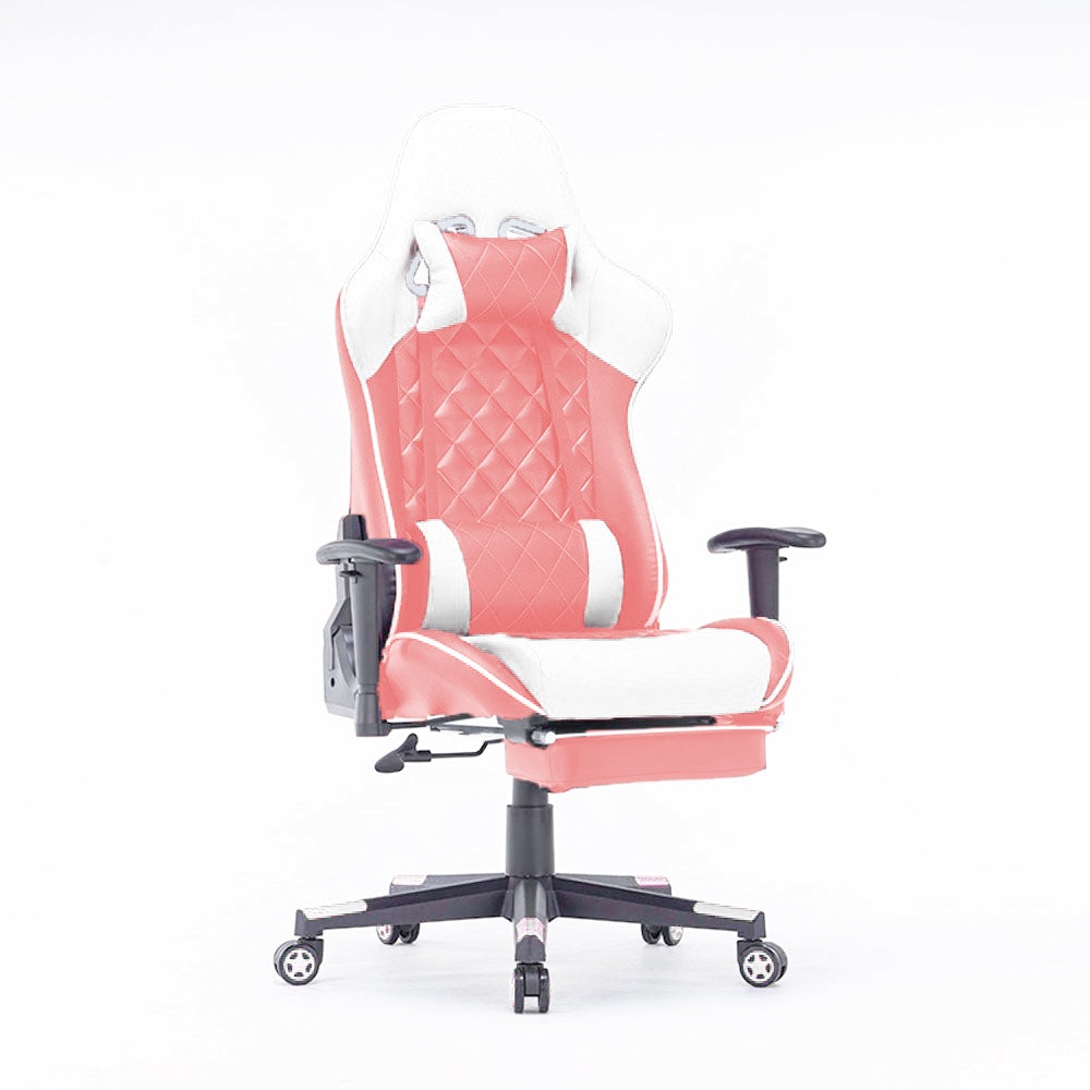 Gaming Chair Ergonomic Racing chair 165° Reclining Gaming Seat 3D Armrest Footrest Black - Cosy Abode