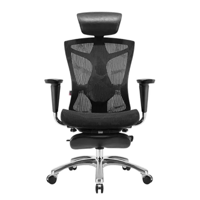 Sihoo Ergonomic Office Chair V1 4D Adjustable High-Back Breathable With Footrest And Lumbar Support Black - Cosy Abode