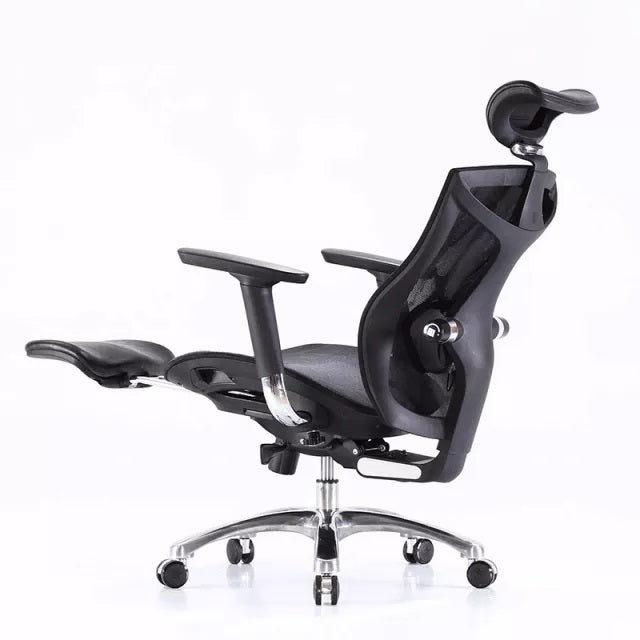Sihoo Ergonomic Office Chair V1 4D Adjustable High-Back Breathable With Footrest And Lumbar Support Black - Cosy Abode
