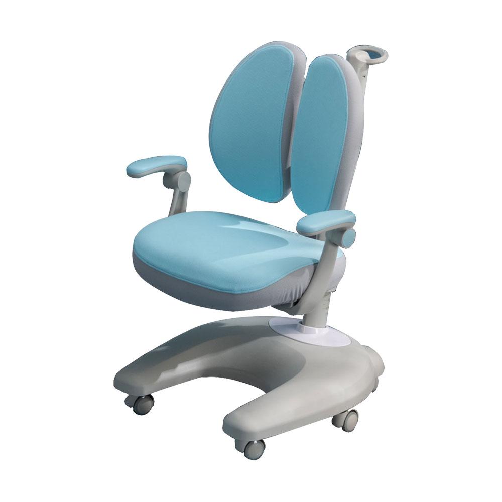 Solid Rubber Wood Height Adjustable Children Kids Ergonomic Blue Study Desk Chair Set 120cm AU - Cosy Abode
