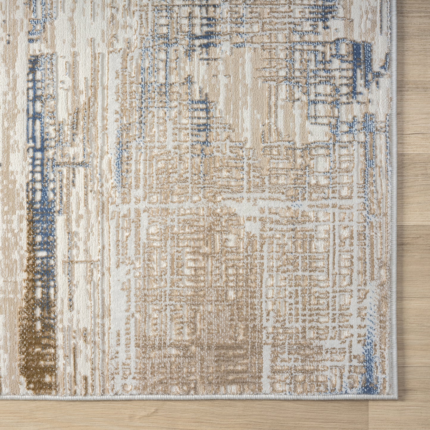 Grande Jacquard Rug - Stone - 200x290 - Cosy Abode