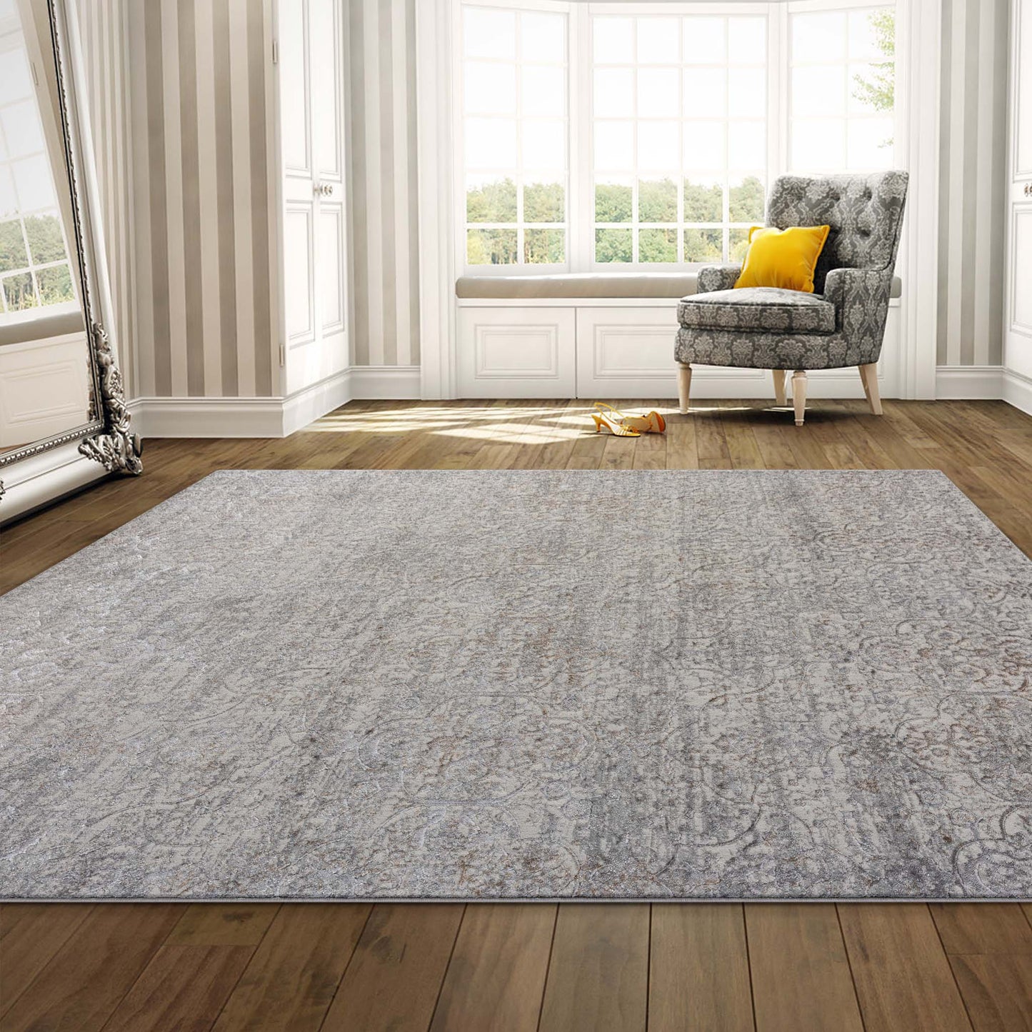 Maddison Bella Area Rug - Beige - 240x330 - Cosy Abode